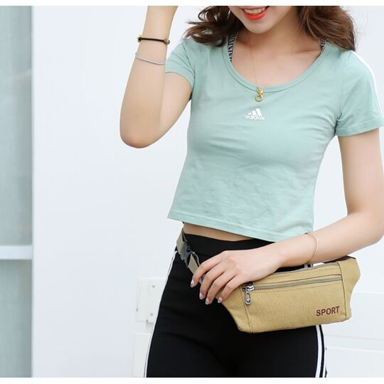 Сумка банан, на пояс AIREEBAY, коричневая П1583