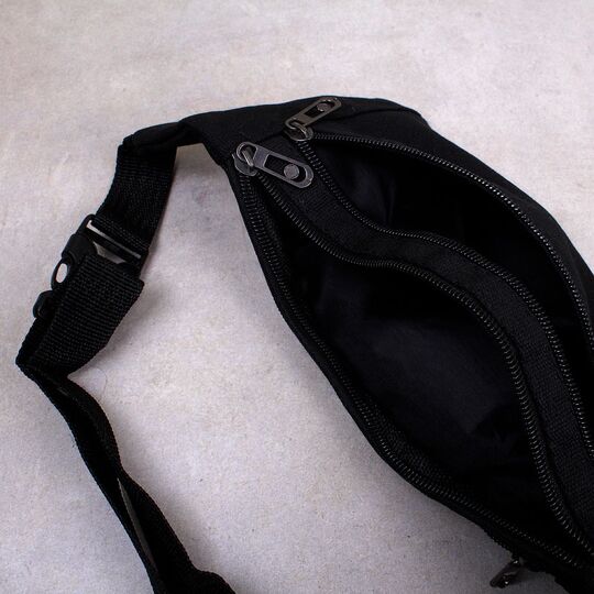 Сумка банан, на пояс AIREEBAY, чорна П1584