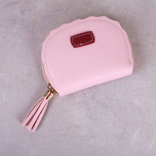 Картхолдер жіночий, візитниця рожевий П1606