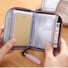 Картхолдер женский, визитница красный П1607