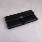 Жіночий гаманець, чорний П0061