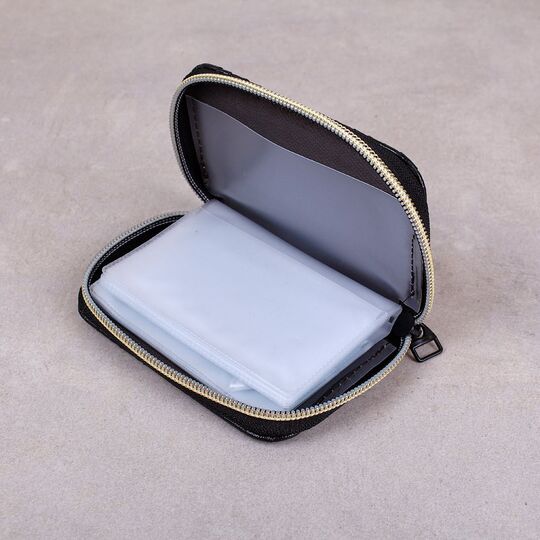 Картхолдер женский, визитница черный П1611