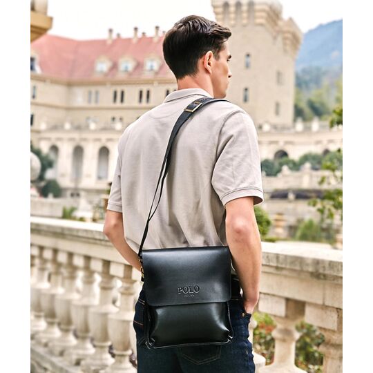 Мужская сумка VICUNA POLO, черная П0064