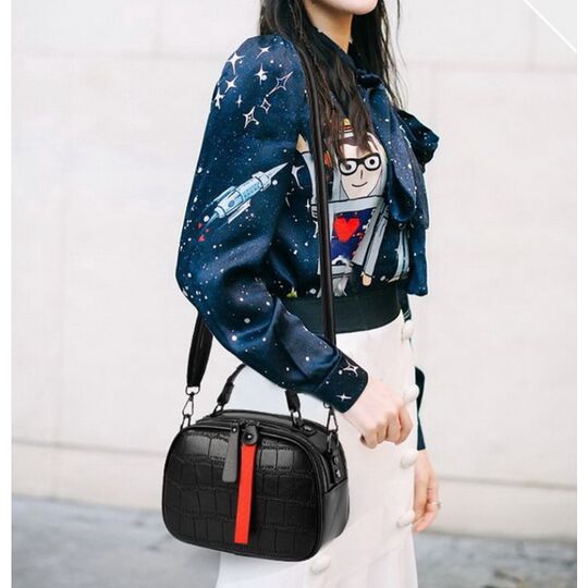 Женская сумка FUNMARDI, черная П1652