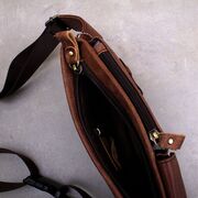 Поясная сумка мужская WESTAL , коричневая П1653