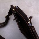 Поясная сумка мужская WESTAL , коричневая П1654