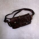 Поясная сумка мужская WESTAL , коричневая П1654