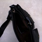 Поясная сумка мужская WESTAL , черная П1655