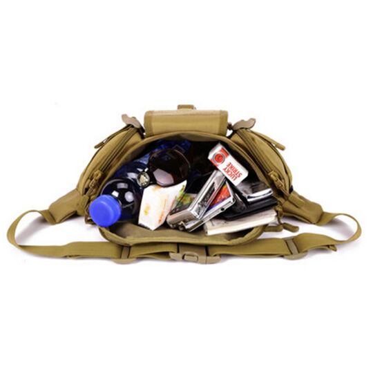 Сумка поясная армейская , зеленая П1656