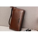 Барсетка мужская, портмоне, коричневая П1667