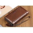 Барсетка мужская, портмоне, коричневая П1667