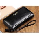 Барсетка чоловіча, портмоне, чорна П1668