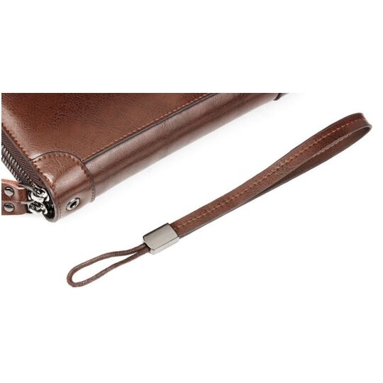 Барсетка чоловіча, портмоне, чорна П1668