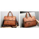 Чоловічий портфель, сумка JEEP BULUO, коричнева П1678