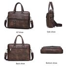 Чоловічий портфель, сумка JEEP BULUO, коричнева П1678