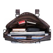 Чоловічий портфель, сумка JEEP BULUO, коричнева П1678