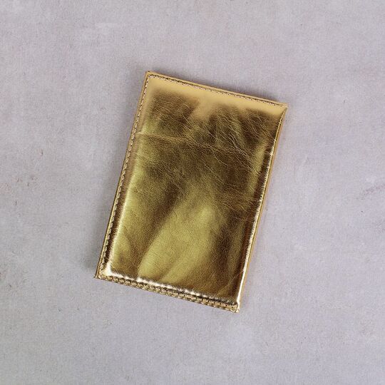 Обложка для паспорта, золотистая П1680