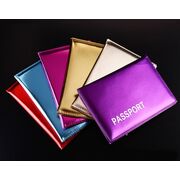 Обложка для паспорта, фиолетовая П1681