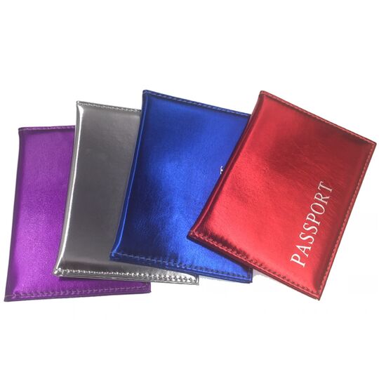 Обложка для паспорта, фиолетовая П1681