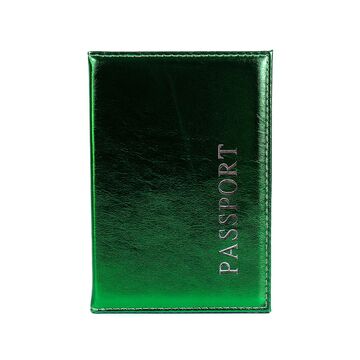 Обложка для паспорта, зеленая П1682