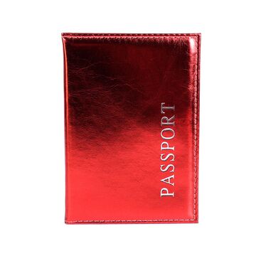 Обкладинка для паспорта, червона П1683