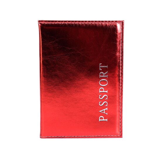Обложка для паспорта, красная П1683