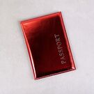 Обложка для паспорта, красная П1683