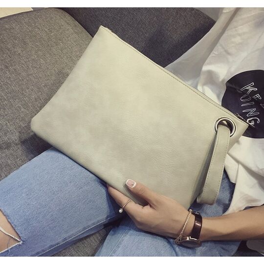 Клатч сумка жіноча, сірий П1686