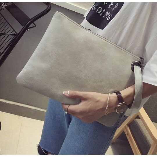 Клатч сумка жіноча, сірий П1686