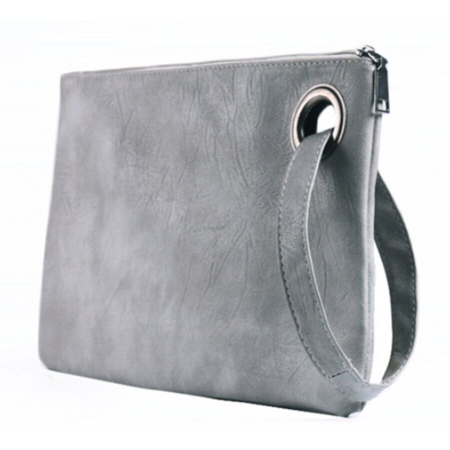 Клатч сумка женская, серый П1686