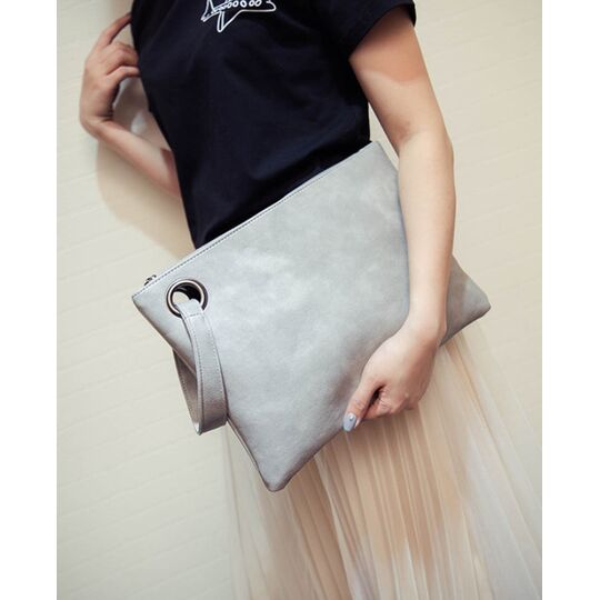 Клатч сумка жіноча, бежевий П1689