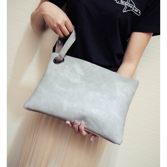 Клатч сумка жіноча, сірий П1690