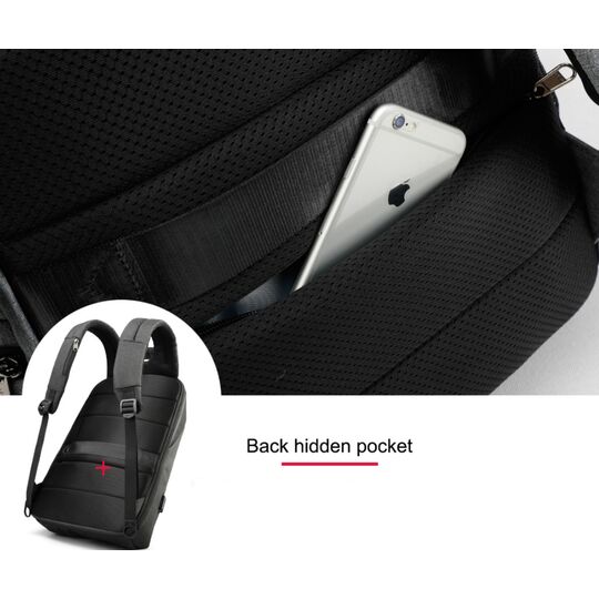 Рюкзаки для ноутбуков - Рюкзак для ноутбука с RFID, коричневый П1694