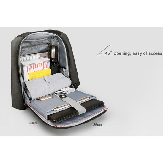 Рюкзаки для ноутбуков - Рюкзак для ноутбука, коричневый П1697