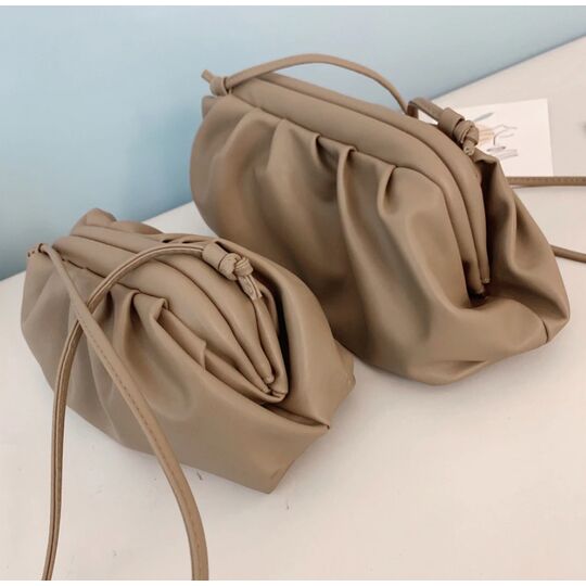 Сумка жіноча, клатч LEFTSIDE велика, коричнева П1699