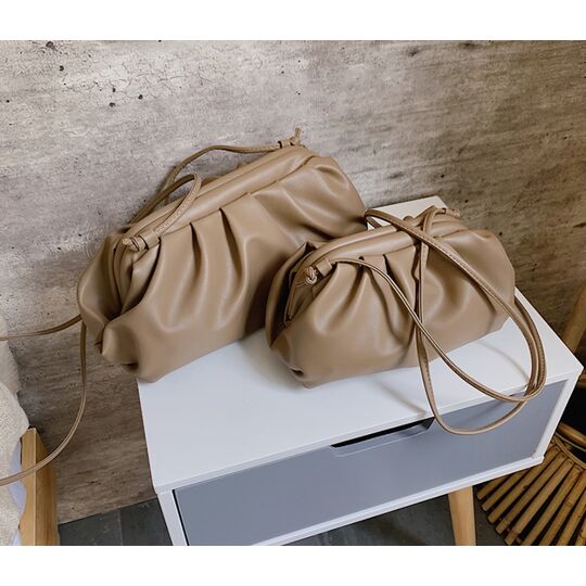 Сумка жіноча, клатч LEFTSIDE велика, коричнева П1699