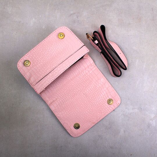 Сумка поясная женская "Badiya", розовая П1714