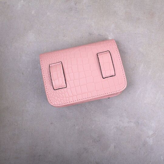 Сумка поясная женская "Badiya", розовая П1714