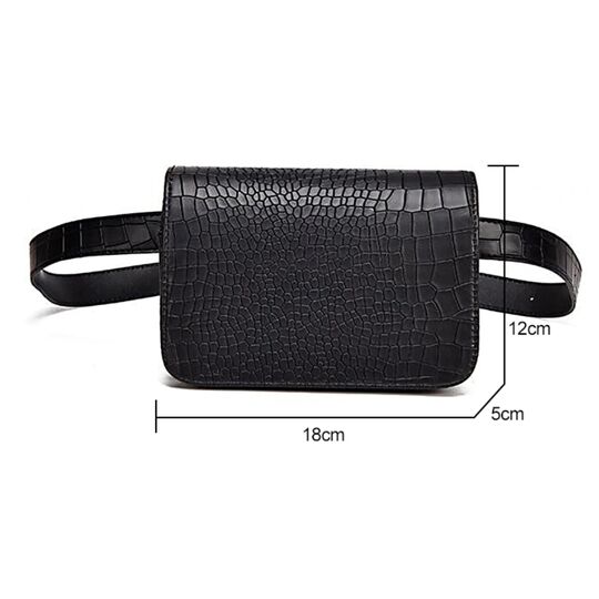 Сумка поясна жіноча 'Badiya', біла П1716