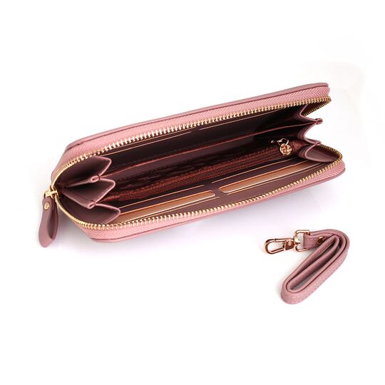 Жіночий гаманець WEICHEN, рожевий П0072