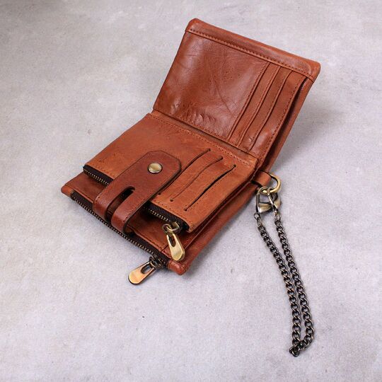 Чоловіче портмоне KAVIS, коричневий П1718