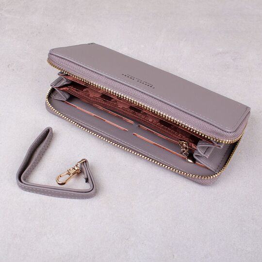 Жіночий гаманець WEICHEN, сірий П0073