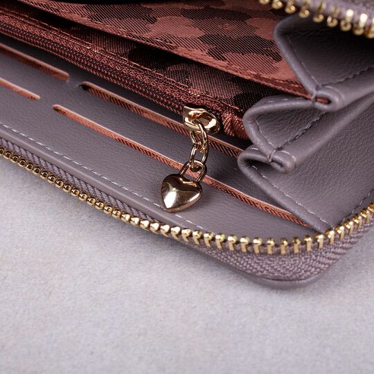 Жіночий гаманець WEICHEN, сірий П0073