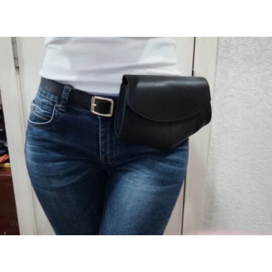 Сумка на пояс для женщин, SWDF , черная П1728