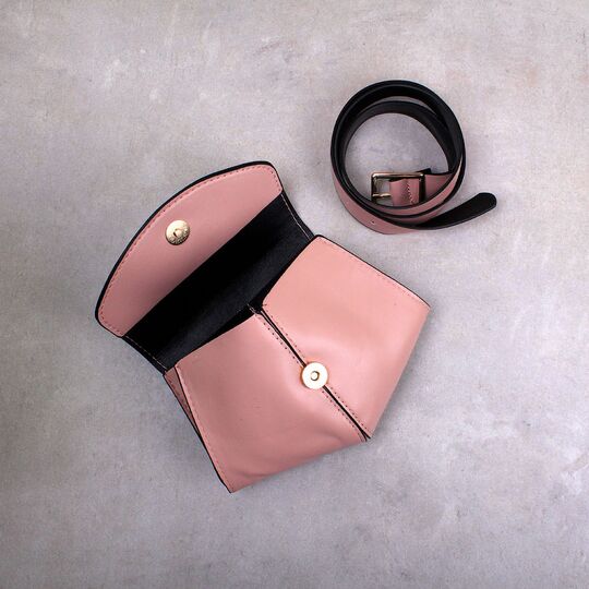 Сумка на пояс для женщин, SWDF , розовая П1729