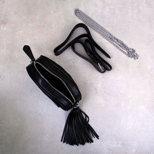 Сумка бананка, женская LOVEVOOK, серебристая П1730