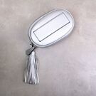 Сумка бананка, женская LOVEVOOK, серебристая П1730