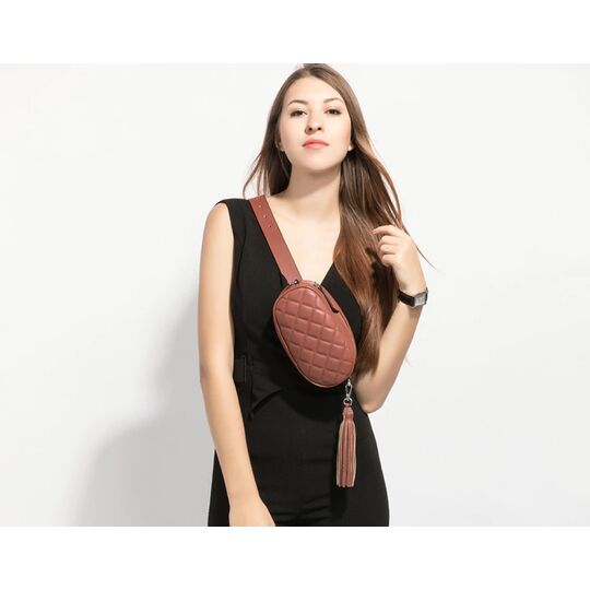 Сумка бананка, женская LOVEVOOK, красная П1731