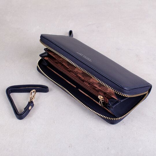 Жіночий гаманець WEICHEN, синій П0074