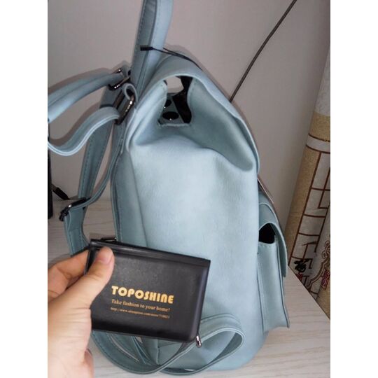 Жіночий рюкзак, блакитний П1738